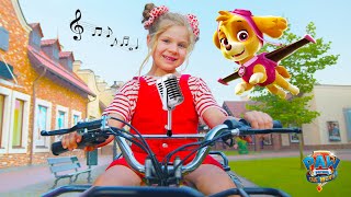 Diana and Roma Paw Patrol The Movie  Keep Up with the Pups  Kids Song Official Music Video