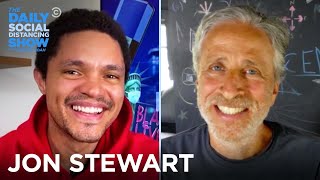 Jon Stewart Talks Confederate Statues COVID19  Irresistible  The Daily Social Distancing Show
