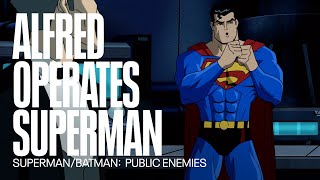 Alfred operates Superman and saves his life  SupermanBatman Public Enemies