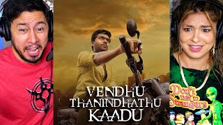 VENDHU THANINDHATHU KAADU Trailer Reaction  Silambarasan TR   Gautham Vasudev Menon A R Rahman