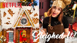 Let It Snow Cast Bakes a Gingerbread House  Sleighed It  Full Episode  Netflix