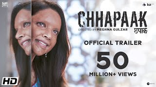 Chhapaak  Official Trailer  Deepika Padukone  Vikrant Massey  Meghna Gulzar  10 January 2020
