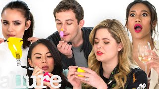Pretty Little Liars The Perfectionists Cast Tries 9 Things Theyve Never Done Before  Allure