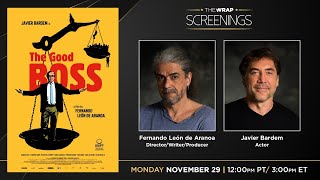 THE GOOD BOSS Star Javier Bardem Compares His Role to Harvey Weinstein  TheWrap Screening Series