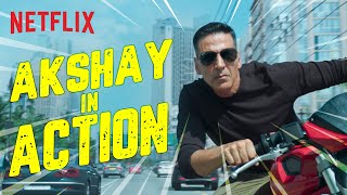 Akshay Kumars Action Packed Chase Scene  Sooryavanshi  Netflix India