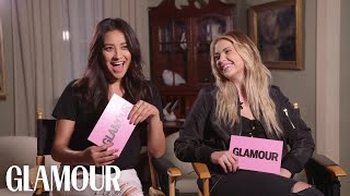 Pretty Little Liars Stars Shay Mitchell and Ashley Benson Play Which Liar  Glamour