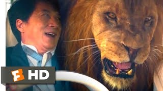 Kung Fu Yoga 2017  Lion Car Chase Scene 510  Movieclips