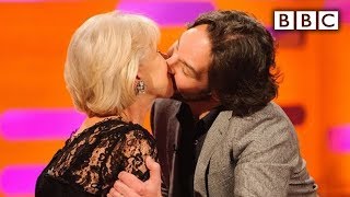 Paul Rudd kisses Dame Helen Mirren  The Graham Norton Show  BBC