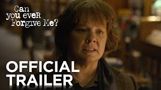 CAN YOU EVER FORGIVE ME  Official Trailer HD  FOX Searchlight
