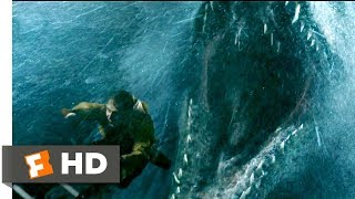 Jurassic World Fallen Kingdom 2018  Mosasaurus Attack Scene 110  Movieclips