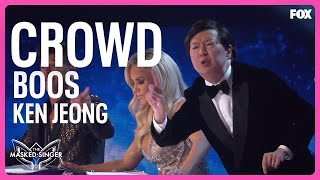 The Crowd Is Not Impressed With Ken Jeongs Guesses  Season 8 Ep 1  THE MASKED SINGER