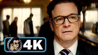 KINGSMAN THE SECRET SERVICE Movie Clip  Bar Fight 4K ULTRA HD Colin Firth Action 2014