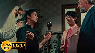 Bruce Lee beat up bandits and humiliated their boss in a restaurant  The Way of the Dragon 1972