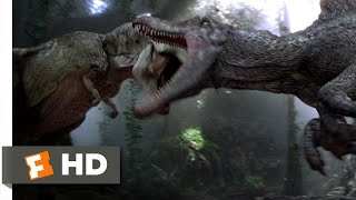 Jurassic Park 3 310 Movie CLIP  Spinosaurus vs TRex 2001 HD