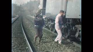 The Great Train Robbery 1903 COLORIZED and UPSCALED in 4K with AI