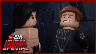 Ben Swolo Kylo Ren Shirtless  LEGO Star Wars Holiday Special 2020