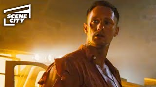 Straw Dogs Bear Trap Attack Alexander Skarsgard HD Clip