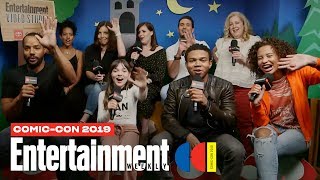 Emergence Stars Allison Tolman Alexa Swinton  Cast LIVE  SDCC 2019  Entertainment Weekly