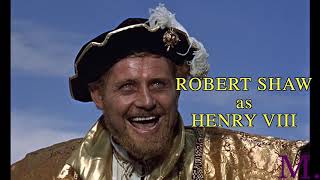 A MAN FOR ALL SEASONS 1966 ALL the Robert Shaw scenes Henry VIII