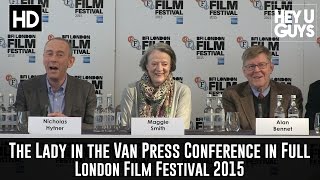 The Lady in the Van Press Conference in Full  Maggie Smith  Alan Bennett