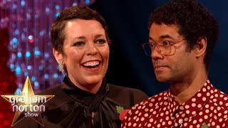Olivia Colman Is Hooked On Richard Ayoades Book Premise  The Graham Norton Show