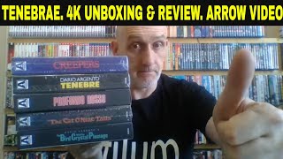 Tenebrae 4K Arrow Video Unboxing and review Dario Argento