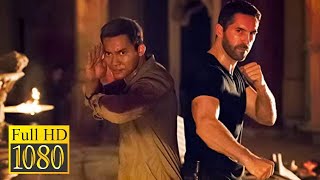 Tony Jaa vs Scott Adkins in the movie Triple Threat 2019