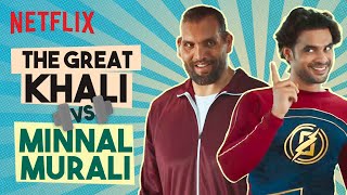 Minnal Murali Making of a Superhero ft The Great Khali  Tovino Thomas  Netflix India