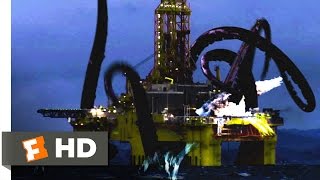 Mega Shark vs Giant Octopus 110 Movie CLIP  Oil Rig Obliteration 2009 HD
