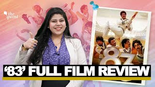 83 Movie Review Kabir Khans Film With Ranveer Singh and Team Is All Hear  The Quint