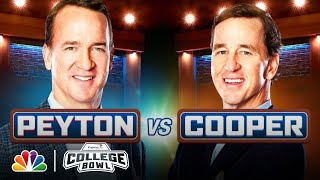 Peyton v Cooper Manning the GOAT of Trivia  Capital One College Bowl