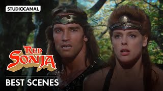 Arnold Schwarzenegger and Brigitte Nielsen in RED SONJA  Best Scenes Part 1