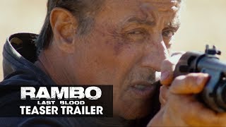 Rambo Last Blood 2019 Movie Teaser Trailer Sylvester Stallone
