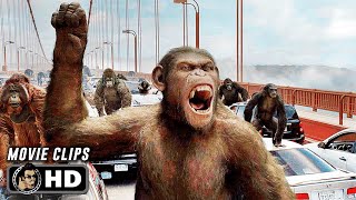 RISE OF THE PLANET OF THE APES CLIP COMPILATION 2011 Andy Serkis