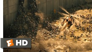 World War Z 510 Movie CLIP  Over the Wall 2013 HD