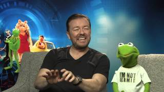 Muppets Most Wanted  Constantine and Ricky Gervais Interview