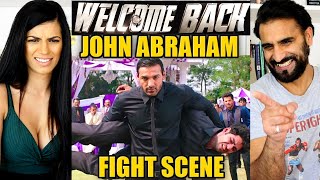 AJJU BHAI FIGHT  JOHN ABRAHAM  Paresh Rawal  Nana Patekar  WELCOME BACK FIGHT SCENE REACTION