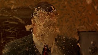The Borrowers 1997  Ocious P Potter gets sprayed in the face by Burning Foam 