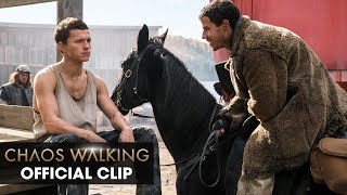 Chaos Walking 2021 Movie Official Clip Very Clever Use of Your Noise  Daisy Ridley Tom Holland