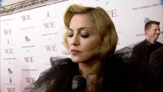 WE Premiere Madonna Interview HD  ScreenSlam