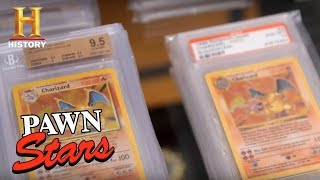 Pawn Stars Stacks of Pristine Charizard Pokemon Cards Season 14  History