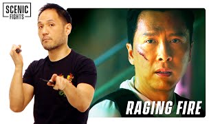 Knife Expert Breaks Down Donnie Yens Raging Fire Fight Scene with Nicholas Tse  Scenic Fights