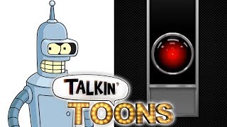 John DiMaggio Does Bender as HAL 9000 in 2001 A Space Odyssey Talkin Toons w Rob Paulsen