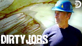 Mike Rowe Cleans Out the Grime Inside a Water Tower  Dirty Jobs