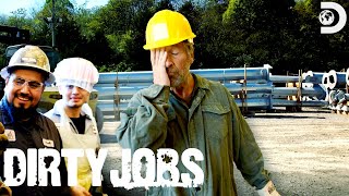 Mike Rowe Has a Hard Time Making Galvanized Steel  Dirty Jobs