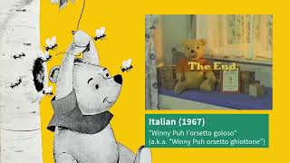 Winnie the Pooh and the Honey Tree 1966  Theme Song  Closing Reprise Multilanguage UPDATE 3