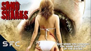 Sand Sharks  Full Movie  Action Monster SciFi