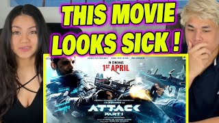 ASIANS REACTS to Attack  Official Trailer  John A Jacqueline F Rakul Preet S  Lakshya Raj Anand