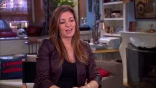 Undateable BIANCA KAJLICH Leslie On Set NBC TV Interview  ScreenSlam