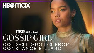 Gossip Girl  Coldest Quotes from Constance Billard  HBO Max